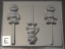 126sp Yellow Chicken Friend Chocolate Candy Lollipop Mold FACTORY SECOND
